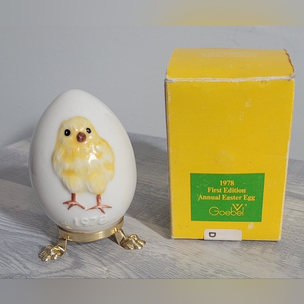 Vintage Goebel Easter Egg 1978 First Edition With Box